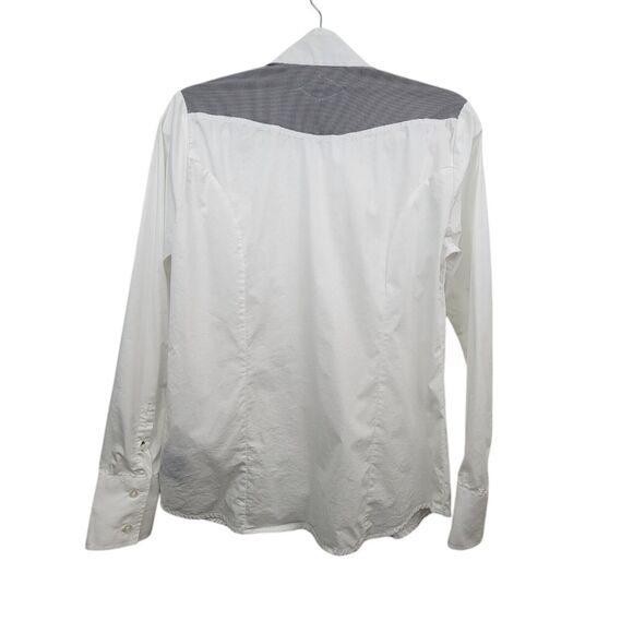 Pessoa By Horseware Button Up White Shirt Size Medium - Picture 2 of 5